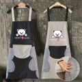Cooking Kitchen Apron with Pocket Check Chef Apron Dress for Women Men Adults for Baking Restaurant Tool.