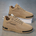 Men's Shoes 2024 Spring New Non-slip Wear-Resistant Work Shoes Men's Trendy Casual Cargo Shoes Mountaineering. 