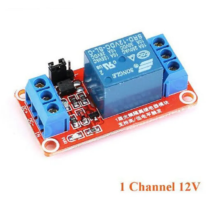 12V 1 Channel Red Color Relay Module | Daraz.com.bd