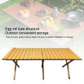 Folding Table Portable Carbon Steel Wearable Stable Foldable Desk Lightweight Sturdy Structure for Stall for Picnic. 