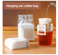Hand-made coffee filter paper cone-shaped raw wood pulp funnel American coffee machine drip filter paper 1-2/2-4 person-50 sheets. 