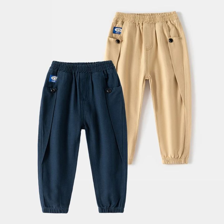 Kids Pants Baby Boy Casual Pants for Boys Long Trousers Kids Clothing Cotton Baby Harem Pants 2-7year