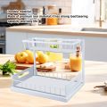 Under Sink Storage Stable Sliding Draw Space Saving Easy Disassembly Kitchen Cabinet Organizer for Bathroom for Dormitory.
