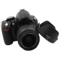 Camera Lens Hood Hb-n106 55mm Bayonet Petal Reversible Lens Hood Suit For Nikon D3400 D3300 Af-p Dx 18-55mm F/3.5-5.6g Vr Lens. 
