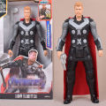 30cm Avengers Action Figure With Sound Light Cartoon Anime Character Model Ornaments For Gifts Fans Collection.