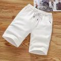 Cotton Linen Shorts Men's Korean Shorts Men's Summer Leisure Fifth Pants Men's Loose plus Size Beach Pants Summer.