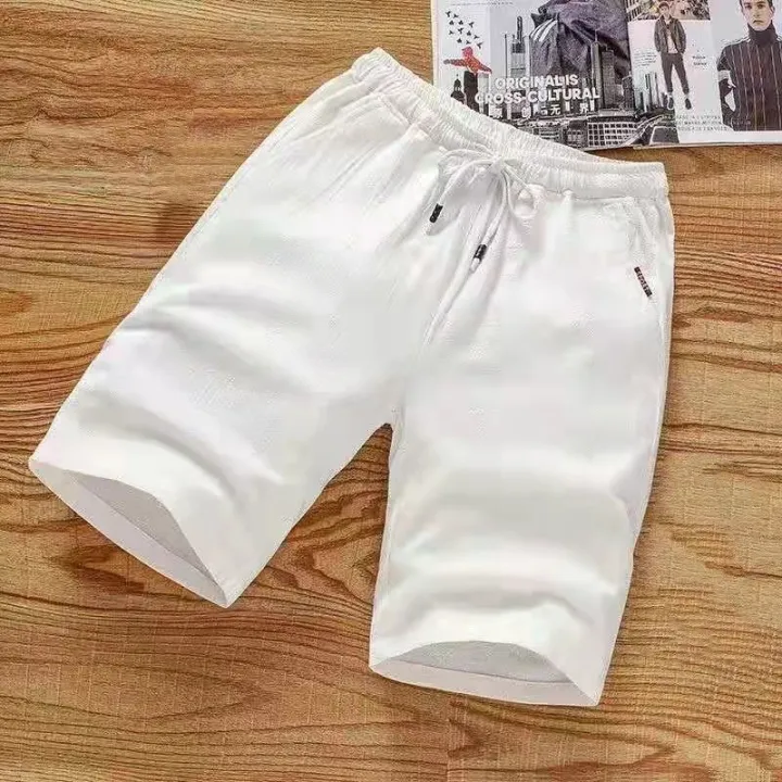 Cotton%20Linen%20Shorts%20Men's%20Korean%20Shorts%20Men's%20Summer%20Leisure%20Fifth%20Pants%20Men's%20Loose%20plus%20Size%20Beach%20Pants%20Summer%20-%20Image%203