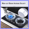Energy Saving Gas Stove Cover Windproof Disk Heat Insulation Non-Slip Iron Stove Rack for Cooktop Range Pan Holder Stand Universal Round. 