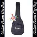 Acoustic Guitar Foam Bag, jumbo Guitar Bag , Gig Bag - Black. 