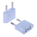 2Pcs EU Adapter Travel Converter Adapter American China US To EU Plug Euro Plug Electrical Adapter AC Electrical Socket Demoo. 