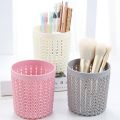 Cylinder Hollow Pen Pot Holder Simple Scissors Sunglasses Makeup Brush Container Multifunctional Desktop Storage.
