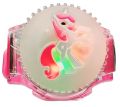 Baby kids Girls Watch Spinner Lighting Music Wonderful Watch - Pink. 