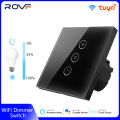 ROVF - Tuya/Smart life - WIFi Light Dimmer Switch - Voice Control  Switch - Work for Alexa Google Home Assistant. 