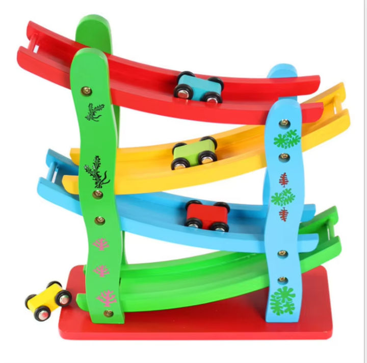 Miniature%20Speeding%20Car%20Ramp%20%E2%80%93%20Wooden%20Racing%20Track%20Toy%20for%20Kids%20-%20Image%203