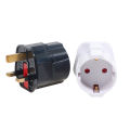 EU Euro 2 Pin To UK 3 Pin Plug AC Universal Adapter Travel Converter European. 