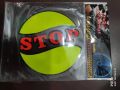 STOP Reflective Emblem Decal Car Bike Sticker Logo (5x5 Inch). 