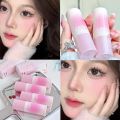 Cute Sponge Head Blush Stick Waterproof Brighten Facial Contour Powder Blush Cream Nature Lasting Cheek Lightening Korean MakeupHeadbands. 