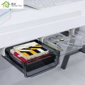 Drawer Pencil Tray Self-Adhesive Hidden Organizer Pen Box Barrel Sundries Storage Box Storage Drawers Office Drawer Organizer.