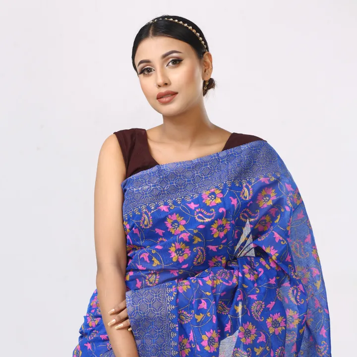 Dhupiyan%20Silk%20Screen%20Print%20Saree%20for%20Women%20Without%20Blouse%20Piece-%20Partywear%20-%20Suitable%20for%20Every%20Season%20-%20Image%202