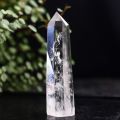 【VisioN Shop】1PC 40-50MM 100% Natural White Fluorite Crystal Quartz Crystal Stone Healing Hexagonal Stone. 