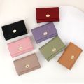 SeaGloca New Korean Fashion Zipper Pocket Medium Size PU Leather Trifold Wallet For Woman No 1710.