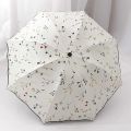 Floral ANTI-UV Foldable Umbrella Rain Women Mini Flower Umbrella For Women Windproof Ultralight Umbrellas Female YS716.
