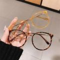 （New）Anti Blue Light Glae Overized Round Leopard Glae Women Men Fahion Metal Hyperopia Eyegla Optical Reading Glae  1.75. 