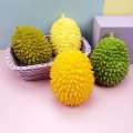Creative cute and release. Pinching music children's fruits. Hand pinching durian for baby stress relief tofu ball toys. 