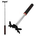 Retractable Billiard Cue Stick Bridge with Bridge Head, Billiard Pool Cue Accessory for Pool Table,Bridge Head,Black. 