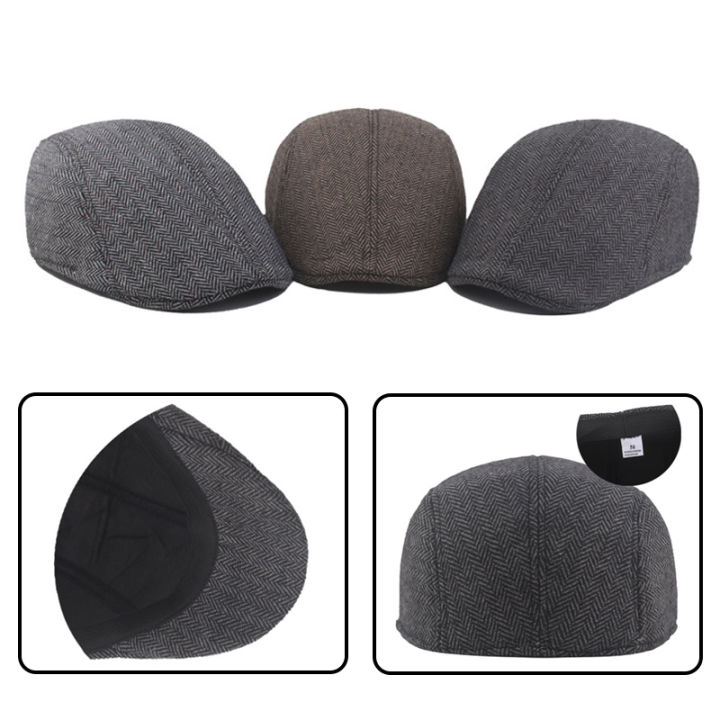 Casual%20Painter%20Newsboy%20Cap%20Spring%20Summer%20Berets%20Hat%20For%20Men%20Women%20Herringbone%20Visor%20Peaked%20Cap%20Solid%20Color%20Duckbill%20Hat%20Old%20Men%20-%20Image%203