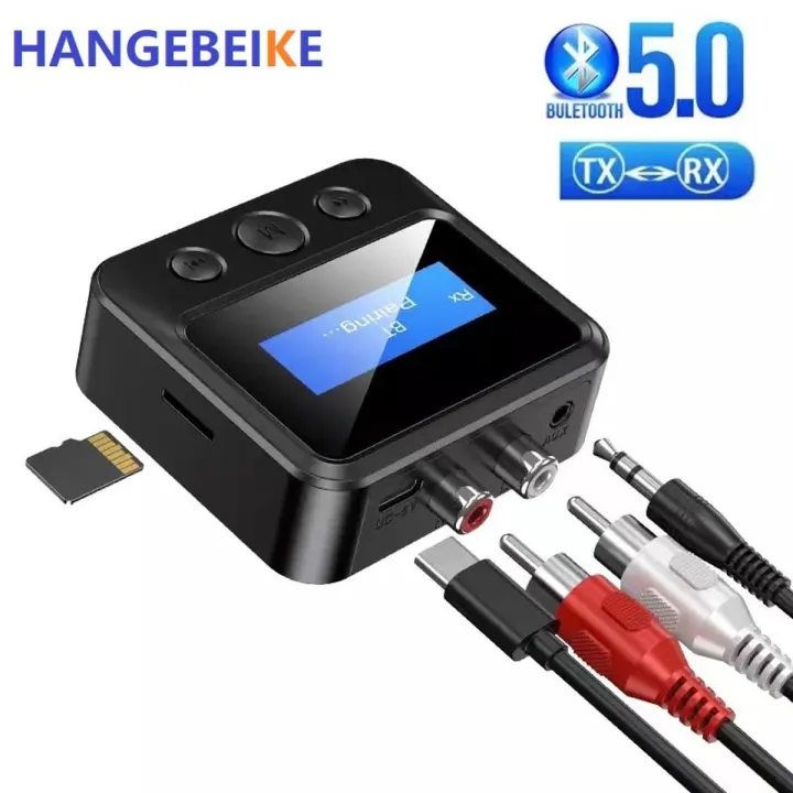 Bluetooth%205.0%20Transmitter%20Receiver%20LCD%20Display%20Headphone%20Wireless%20Audio%20Adapter%20RCA%203.5mm%20AUX%20Jack%20For%20PC%20TV%20Home%20Stereo%20-%20Image%202