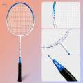 2Pcs Sports Badminton Racket Double Racquets with Carry Case Parentchild Interactive Toys Badminton Accessory for Kids for Game Lawn Outdoor. 