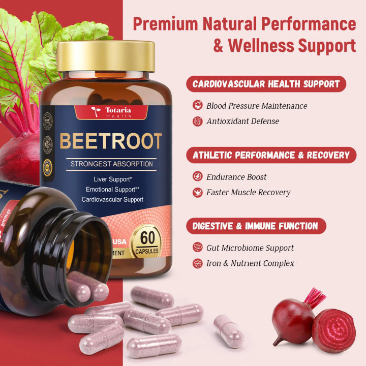 Totaria%20Organic%20Beet%20Root%2060%20Capsules%20%E2%80%93%201300mg%20Beetroot%20Powder%20for%20Natural%20Energy%20&%20Endurance,%20Liver,%20Mood%20&%20Heart%20Support,%20Non-GMO,%20GMP%20Certified,%20High%20Absorption%20-%20Image%204