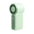 X688 Mini Handheld Turbo Pocket Fan, 15000RPM Brushless Motor Portable Cooling Fan, 1200mAh USB Rechargeable Lightweight Personal Fan for Travel Outdoor Sports Daily Use.