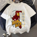 Summer Marvel Kids Clothes T-Shirts Spiderman The Avengers T Shirts Children Cartoons Kawaii Super Hero Tops Boy Girl Tee Shirt. 