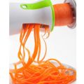 Portable Spiralizer Vegetable Slicer Handheld Spiralizer Peeler Stainless Steel Spiral Slicer for Potatoes Zucchini Spaghetti-304 Green. 
