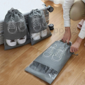 5 , 3 , 1PCS Visible Home Storage Bag Non-Woven Dustproof Drawstring Storage Bags clothing Travel Pouch handbag Organizer Shoe Dust Bag. 
