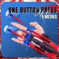 Spiderman Web Dart Blaster Toys Set - (Launcher, Glove, 3 Pieces Rubber Shooter Toy for Kids). 