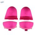 2X Full Aluminum Buttons for PS4 Controller, Metal L1 R1 L2 R2 Buttons for.