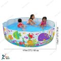 Kids Baby Children Inflatable Swimming Pool Bath Tub Portable Outdoor Summer Water Fun Play Toy (6 Feet / 5 Feet). 