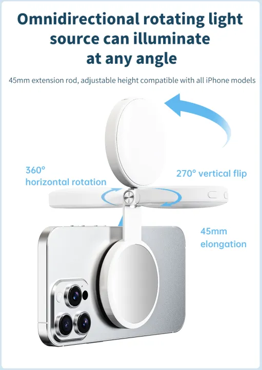 Mobilife%20Magnetic%20LED%20Selfie%20Light%20for%20iPhone%20&%20Android,%20Rechargeable%20Portable%20Fill%20Light%20for%20Video%20Call,%20Live%20Streaming%20&%20Content%20Creation%20-%20Image%203