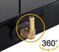 All types of gas stoves have gas pipe elbow. 