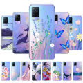 For vivo V21 Case For vivo V21e 4G 5G Soft Case Silicon Back Cover Phone Case For VIVO V 21 e VivoV21 Coque TPU bumper Funda. 