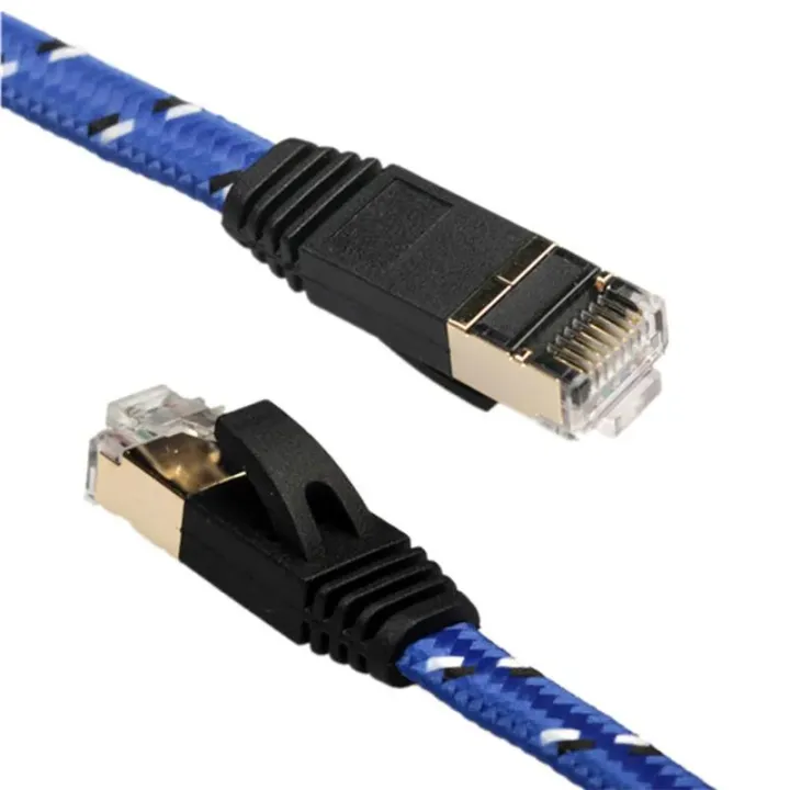 Cat%207%20Ethernet%20Cable%20Flat%20UTP%20Wire%20With%20Braid%20RJ45%20Lan%20Line%20Cat7%20Network%20Cables%2010Gbps%20600Mhz%20for%20Modem%20Router%201m%202m%205m%2010m%20-%20Image%204