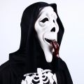 Halloween Scream Mask Horror Movie Cosplay Costume Luxury Funny Ghost Face Latex Mask Horror Carnival Party Props Fan Gift. 