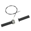 Twist Throttle Cable Handle, Throttle Accelerator Handle Grip Anti Skid for Mini Bike. 