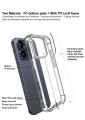 For Apple iPhone 16 Pro Max Case Space Shield Transparent Clear Shockproof Back Cover. 
