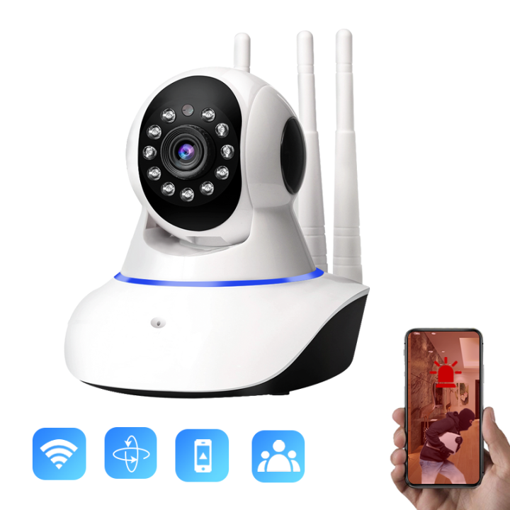 V380 2MP HD 1080P Night Vision Wireless WiFi Ip Camera with 2 Way Audio and Upto 64 GB SD Card Support
