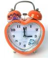 Bell Table Alarm Clock love Shape - Wall Clock. 