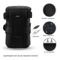 JJC Camera Lens Bag Belt Waterproof Lens Case Storage Pouch for Canon Nikon Sony Fujifilm DSLR Backpack Photography Accessories.